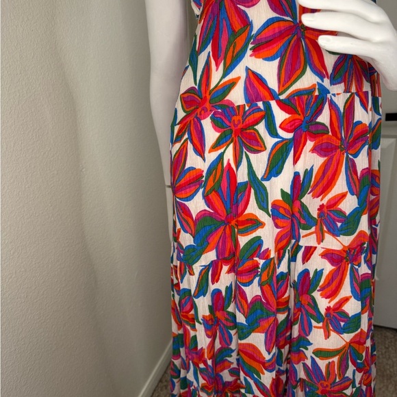 Skies Are Blue Red and White Sleeveless Maxi Sundress Size Small.  #151 - Picture 5 of 17